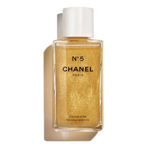 chanel 5 gold body oil|chanel 5 body oil spray.